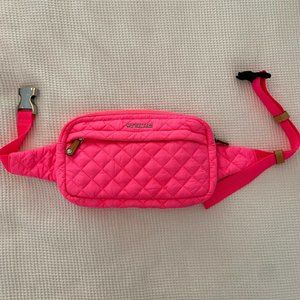 MZ Wallace Neon Pink Large Metro Belt Bag